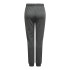 Pantalón Only Onpmelina Life Mw Slim Cuff Mujer Dark Grey Melange