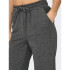 Pantalón Only Onpmelina Life Mw Slim Cuff Mujer Dark Grey Melange