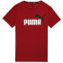 Camiseta Puma Ess+ 2 Col Logo Niño Rojo Intenso