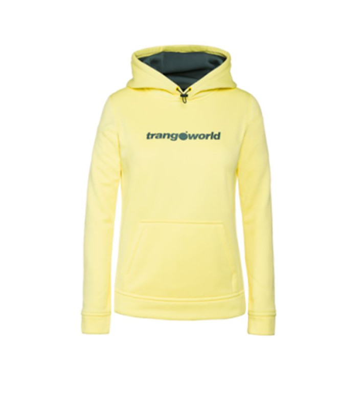 Sudadera Trangoworld Poppi Mujer Amarillo/Gris