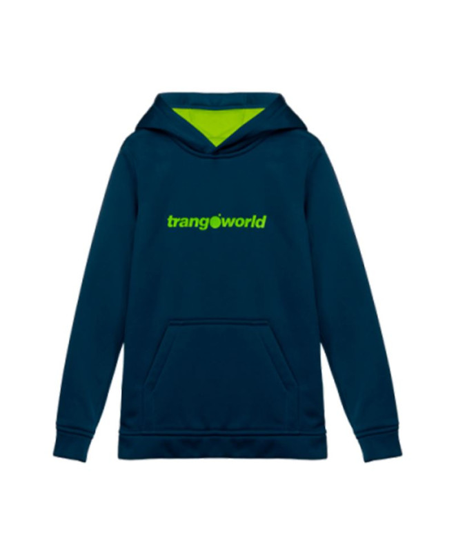 Sudadera Trangoworld Kura Infantil Azul/Verde