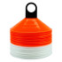 Set 40 Conos Zastor Ag-404 Blanco/Naranja Pack