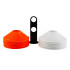 Set 40 Conos Zastor Ag-404 Blanco/Naranja Pack