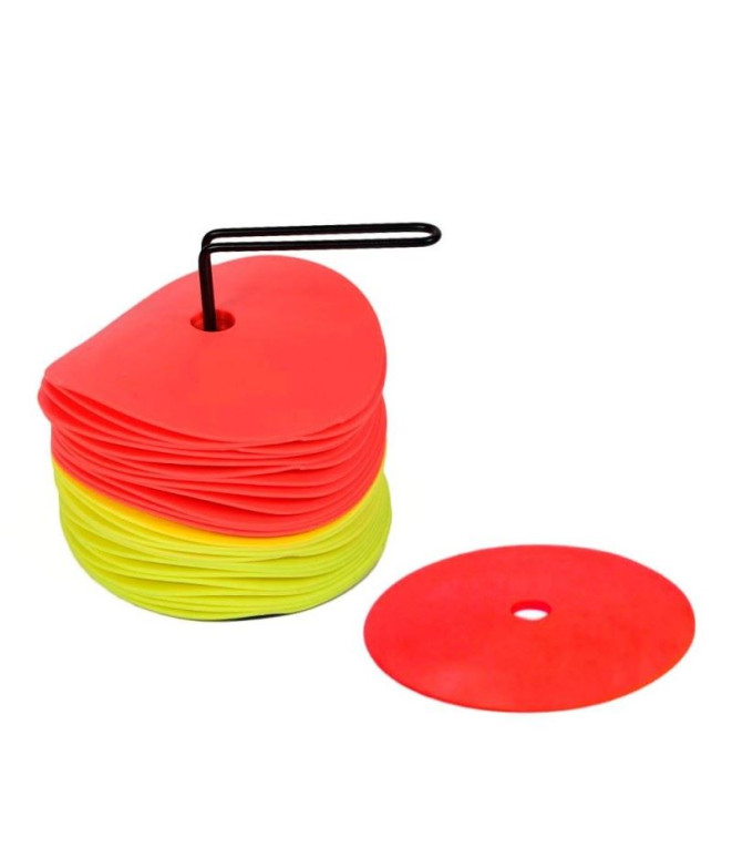 Set 24 Discos Planos Ag-24 Amarillo/Rojo Zastor...