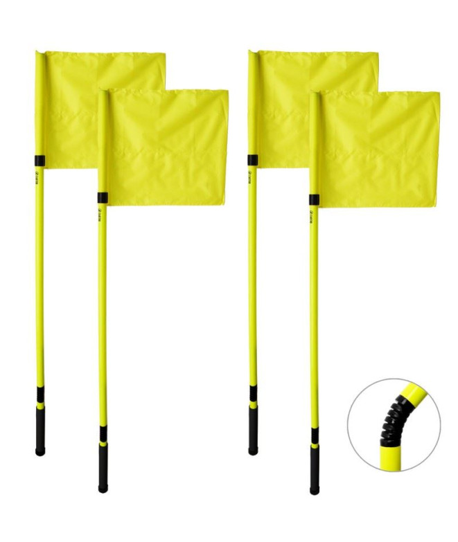 Set 4 Banderines Corner Flexibles Euro Zastor...
