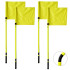 Set 4 Banderines Corner Flexibles Euro Zastor Amarillo Pack