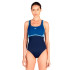 Bañador de Natación Aquarapid Costume Intero Blu_Universo Mujer