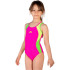 Bañador de Natación Aquarapid Costume Intero Funny/Fuxia Niña