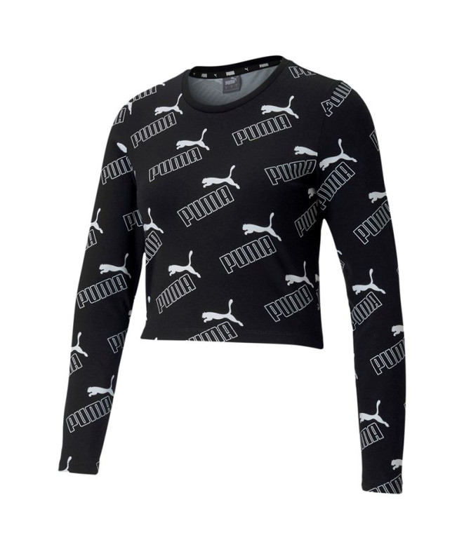 Camiseta Sportswear Puma Amplified AOP LS...