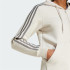 Chaqueta adidas Essentials 3-Stripes Full-Zip Fleece Hoodie Mujer Beige