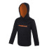 Sudadera Trangoworld Kura Niño Negro/Rojo Anaranjado