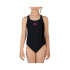Bañador de Natación Aquarapid Costume Intero Black Niña