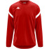 Sudadera Fitness Kappa Dolvano Hombre Rojo/Blanco
