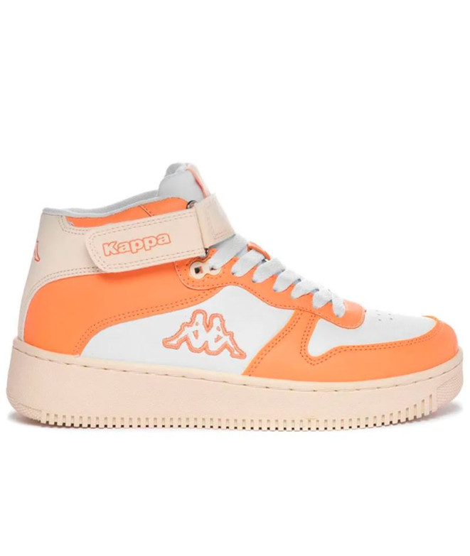 Zapatillas Kappa Maserta Md V Blanco/Naranja Lt