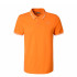 Polo Kappa Ezio Korporate Naranja Popsicle Blanco Hombre