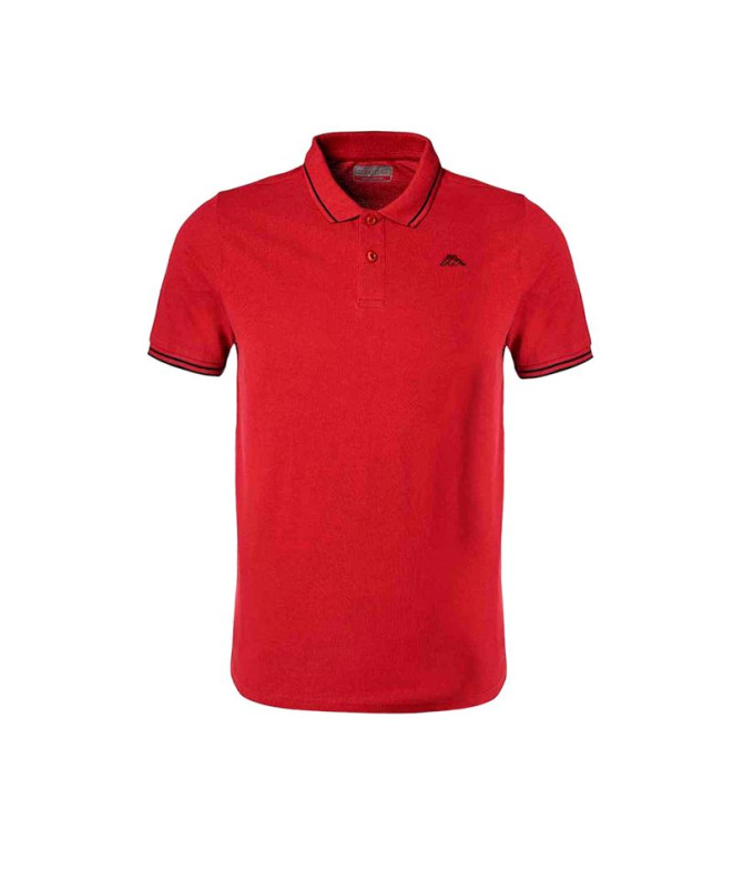Polo Kappa Ezio Korporate Hombre Rojo