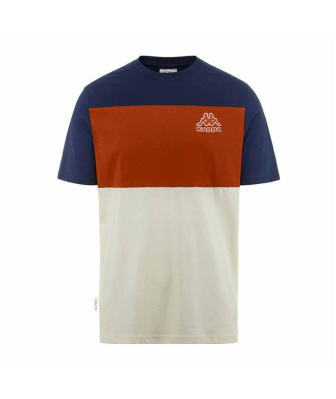 Camiseta Kappa Fizio Tee Hombre Blanco...