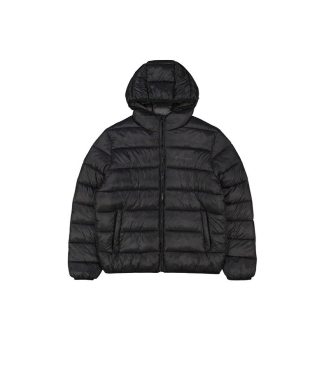 Chaqueta Champion Hooded Jacket Hombre Negro