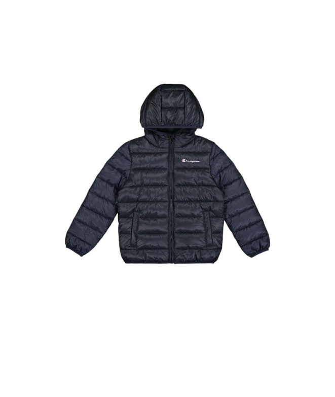 Chaqueta Champion Hooded Jacket Hombre Azul