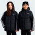 Cazadora adidas Essentials 3 Bandas Padded Infantil Negro/Blanco