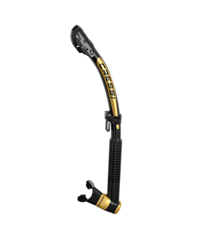 Tubo de buceo Cressi Itaca Ultra Dry Gris
