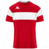 Camiseta de fútbol Kappa Dareto Infantil Rojo/Blanco