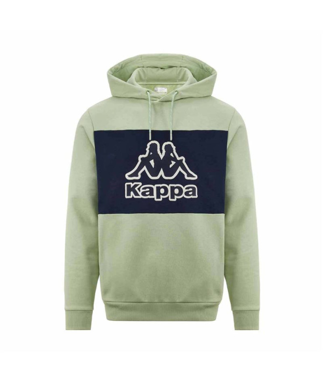 Sudadera Kappa Ferti Swt Hombre Verde Sage/Azul...