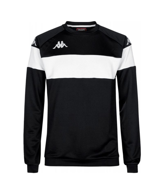 Sudadera de Fútbol Kappa Dido Hombre Negro Blanco
