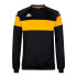 Sudadera Kappa Dido Negro Amarillo Hombre