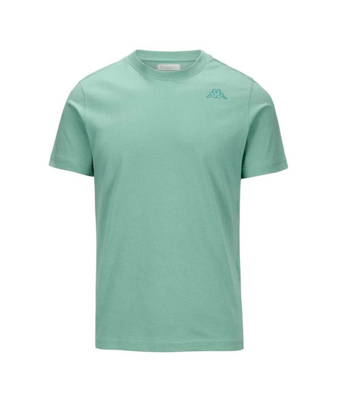 Camiseta Kappa Cafers Slim Hombre Verde...