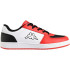 Zapatillas Kappa Malone Jr Lace Infantil Blanco/Negro/Rojo