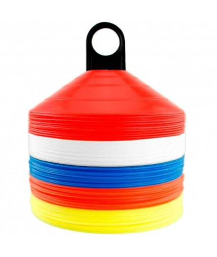Set 60 Conos Ag-605 Zastor Azul/Amarillo/Blanco/...