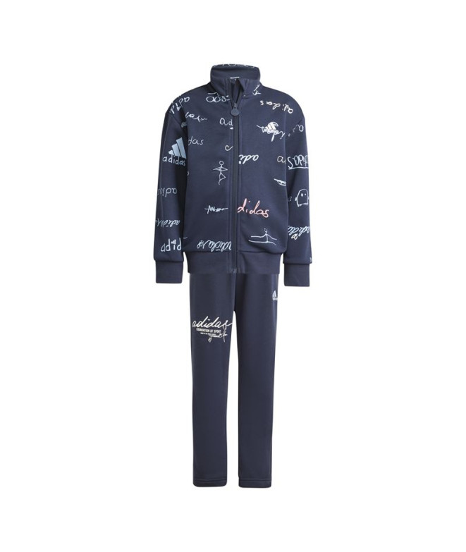 Chandal adidas Brand Love Little Infantil Azul