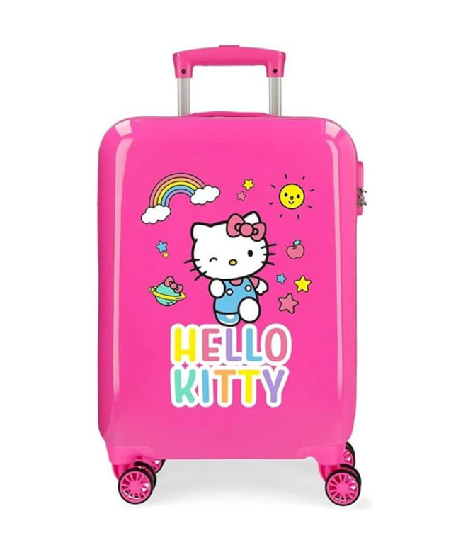 Trolley Abs 55Cm.4R Hello Kitty You Are Cute Rosa