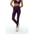 Mallas Black Limba Legging Deportivo Curve Line Mujer Midnight Plum