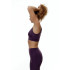Mallas Black Limba Legging Deportivo Curve Line Mujer Midnight Plum