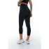 Mallas Black Limba Capri Rocket Mujer Negro