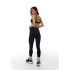 Mallas Black Limba Capri Rocket Mujer Negro