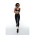 Mallas Black Limba Capri Rocket Mujer Negro