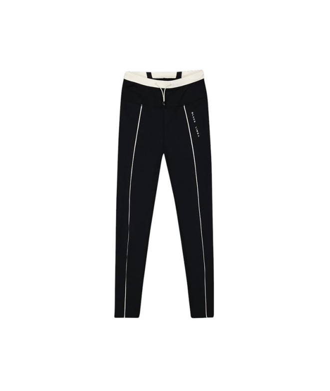 Mallas Black Limba Streetflex Mujer Negro & Crema