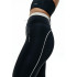 Mallas Black Limba Streetflex Mujer Negro & Crema