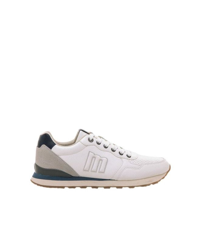 Zapatillas Mustang Porland Hombre Murri Blanco...