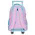 Mochila 2R. Disney Rolling Backpack 2W. Wish Watch Us Shine Rosa