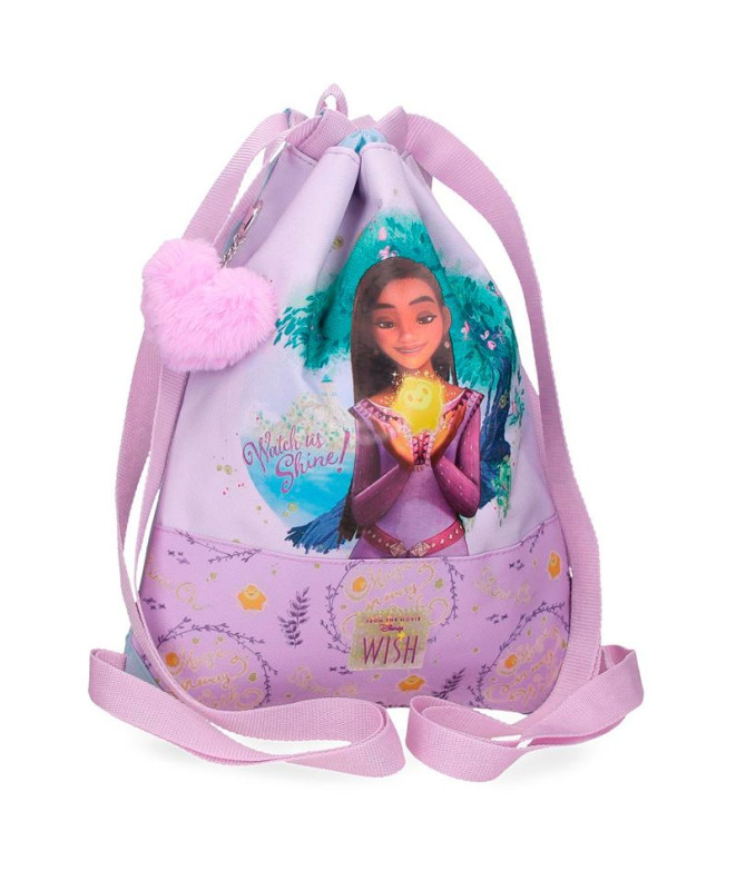 Saco De Merienda Disney Gym Sac Wish Watch Us...