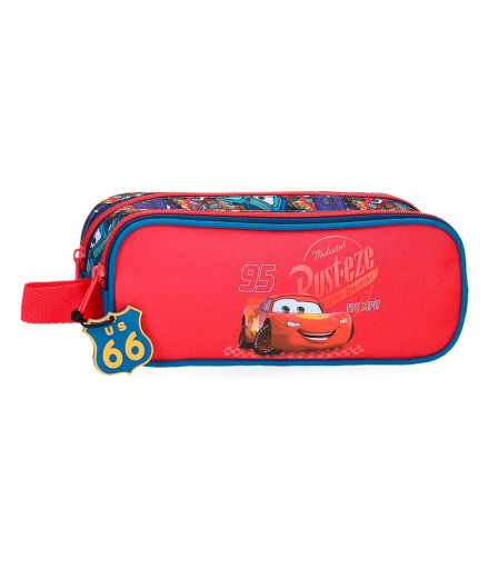 Portatodo Disney Vanity Case 2C. Cars Rd Trip Rojo