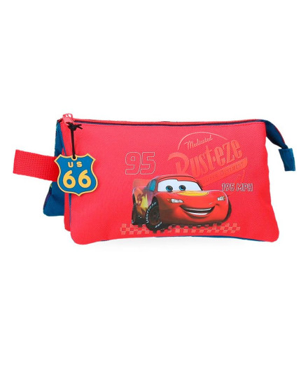 Portatodo Disney Vanity Case 3C. Cars Rd Trip Rojo
