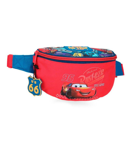 Riñonera Disney Waist Bag Cars Rd Trip Rojo
