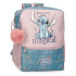 Mochila Disney Backpack 33Cm. Stitch You Are Magical Azul