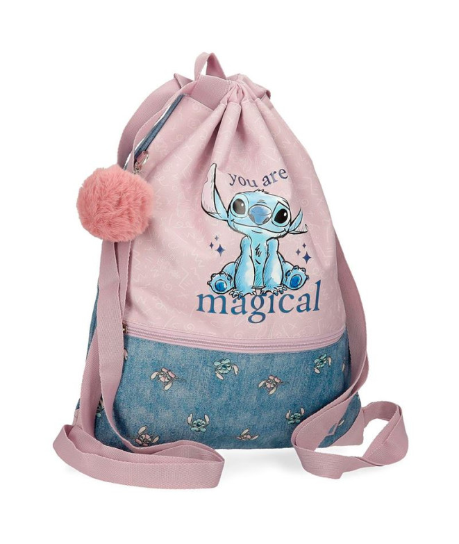 Saco De Merienda Disney Gym Sac W/Zipper Stitch...