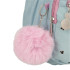 Mochila Disney Backpack 44Cm. Mickey Y Minnie Kisses Azul